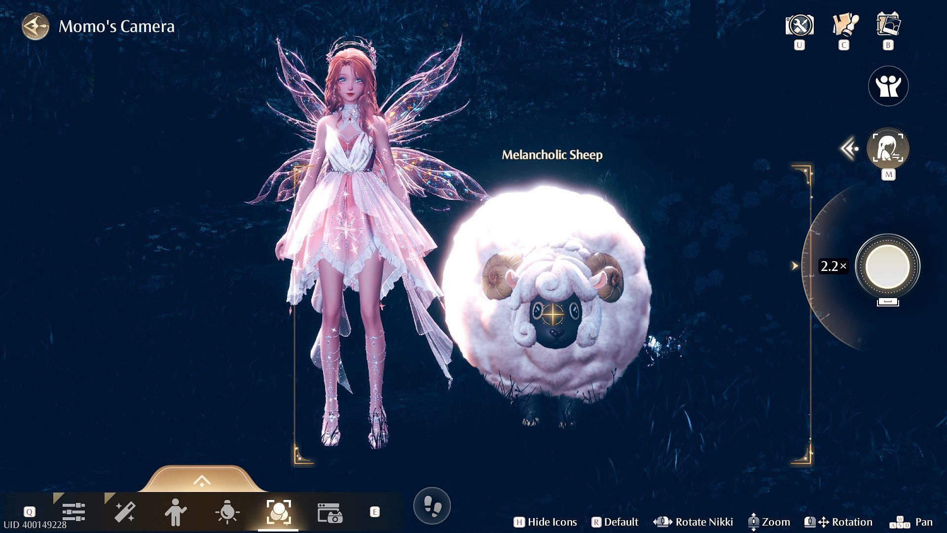 Take a picture of Cloud the sheep (Image via Sportskeeda Gaming/Infold Games)